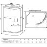 Душевая кабина Erlit ER351226L-C3-RUS